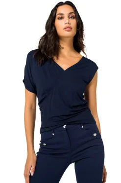 1901-21 / Asymmetrische T-Shirt In Jersey