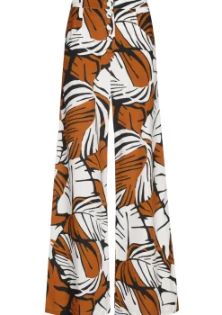 1508-39 / Broek In Katoen, Wijd Been, High Waist