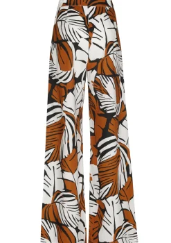 1508-39 / Broek In Katoen, Wijd Been, High Waist