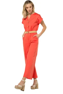 3567-56 / Comfortabele 7/8 Jumspsuit