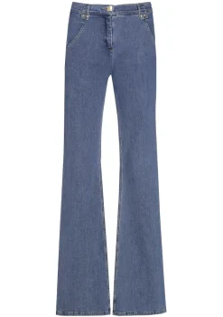 1524-24 / Comfortabele Bootcut Jeans, Normal Waist
