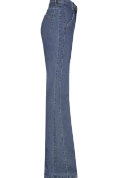 1524-24 / Comfortabele Bootcut Jeans, Normal Waist