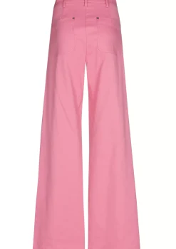 1579-71 / Comfortabele Broek In Katoen, Wijd Been, Normal Waist