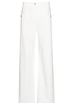 1502-91 / Comfortabele Broek, Jeanslook, Recht Been, High Waist