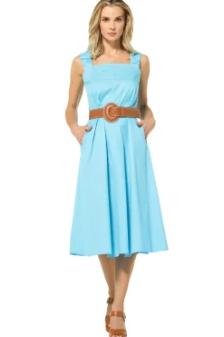 3174-62 / Comfortabele City Bain De Soleil Jurk