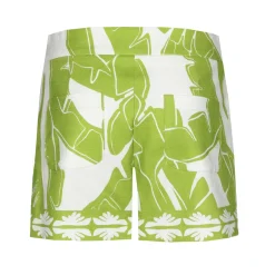 3555-79 / Comfortabele Short In Pique Katoen, Normal Waist