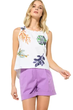 3572-40 / Comfortabele Short, Normal Waist