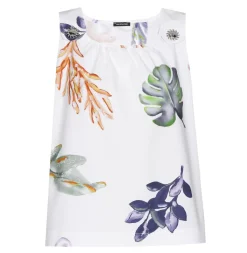 3681-69 / Comfortabele Top Met Rugeffect