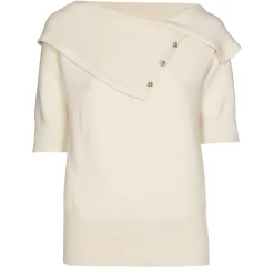 1245-34 / Elegante Fijn Gebreide Pull