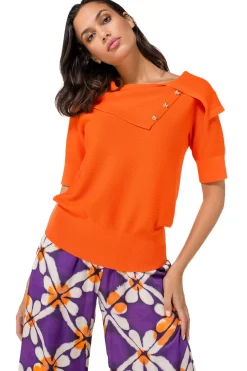 1245-54 / Elegante Fijn Gebreide Pull