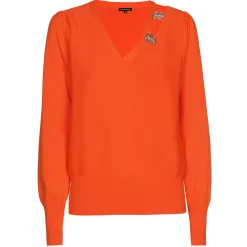 1259-53 / Fijn Gebreide Elegante Pull 2 Styles