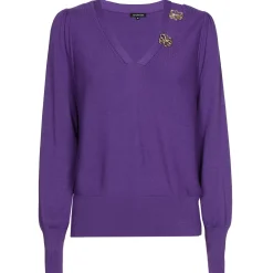 1259-45 / Fijn Gebreide Elegante Pull 2 Styles