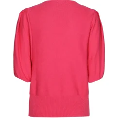 1247-74 / Fijn Gebreide Pull Met Mouweffect