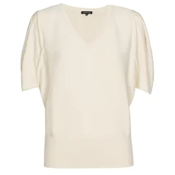 1247-34 / Fijn Gebreide Pull Met Mouweffect