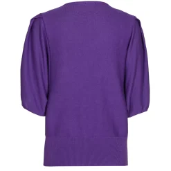1247-45 / Fijn Gebreide Pull Met Mouweffect