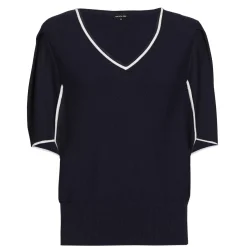 1247-21 / Fijn Gebreide Pull Met Mouweffect