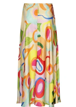 3766-79 / Frivole Zwierige Midi Rok