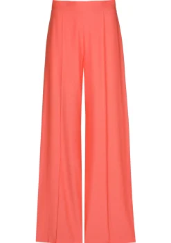 1586-55 / Geklede Broek, Recht Been, Normal Waist