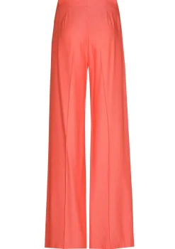 1586-55 / Geklede Broek, Recht Been, Normal Waist