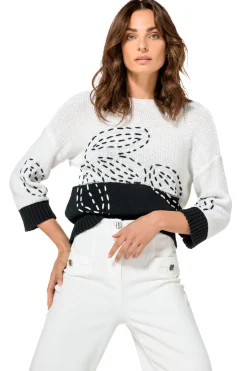 1298-19 / Katoenen Pull Bicolor