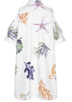 3682-69 / Lange Chemise Met Schoudereffect