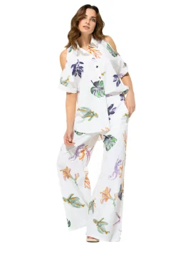 3682-69 / Lange Chemise Met Schoudereffect