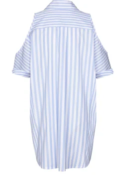 3678-24 / Lange Chemise Met Schoudereffect