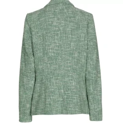 1888-62 / Licht Aansluitende Blazer In Lichte Bouclette