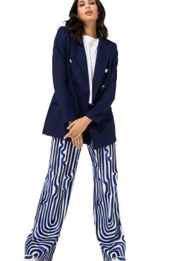 1824-21 / Licht Aansluitende Citylook Comfortabele Blazer