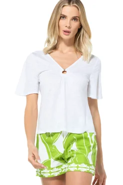 3971-90 / Linnen T-Shirt