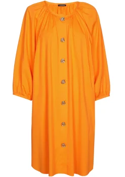 1168-54 / Losvallende Jurk Met Stretch