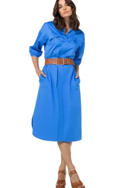 1177-27 / Rechtvallende Jurk In Stretch