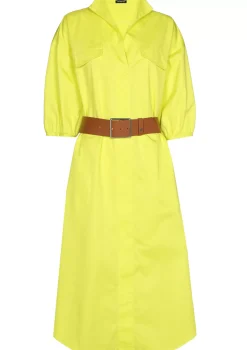 1177-80 / Rechtvallende Jurk In Stretch
