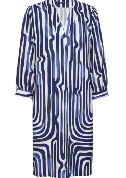 1134-29 / Rechtvallende Jurk Met Stretch
