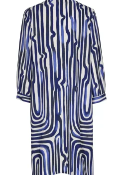 1134-29 / Rechtvallende Jurk Met Stretch