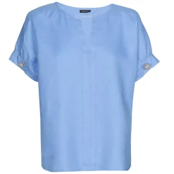 3668-24 / Rechtvallende Linnen Top