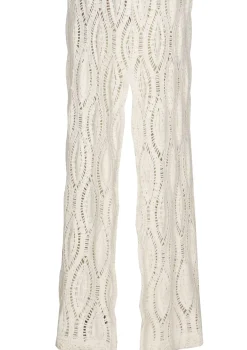 1140-34 / Rechtvallende Midi Jurk In Crochet