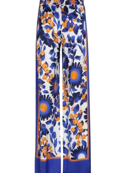1571-29 / Soepelvallende Broek, Recht Been, Normal Waist