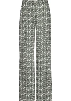 1590-69 / Soepelvallende Broek, Recht Been, Normal Waist