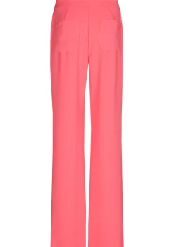 1521-72 / Soepelvallende Citylook Broek, Recht Been, Normal Waist