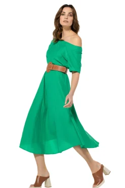 3154-61 / Soepelvallende Comfortabele Jurk