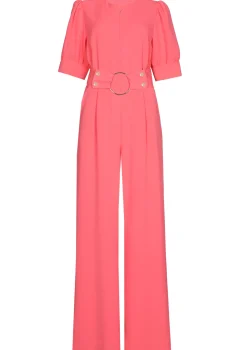 1522-72 / Soepelvallende Jumpsuit, Wijd Been