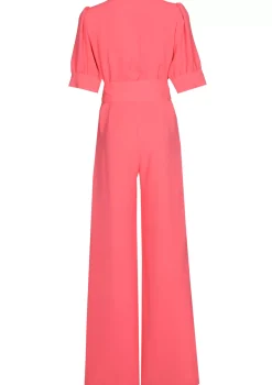 1522-72 / Soepelvallende Jumpsuit, Wijd Been