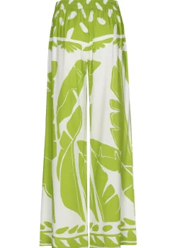 3556-79 / Soepelvallende Wijde Broek, Normal Waist