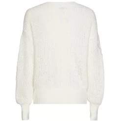 1294-91 / Vrouwelijke Pull Met Broderie Effect