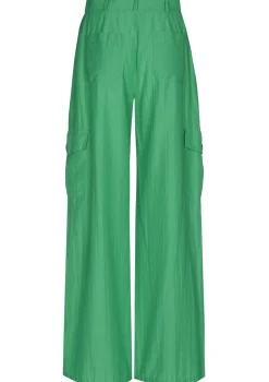 3554-61 / Wijde Broek Katoenmix, Normal Waist